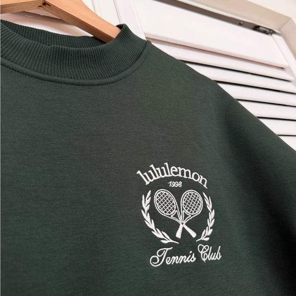 Lululemon Tennis Club crewneck- Forest green - Picture 2 of 8